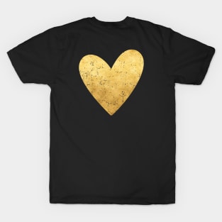 heart gold symbol love T-Shirt